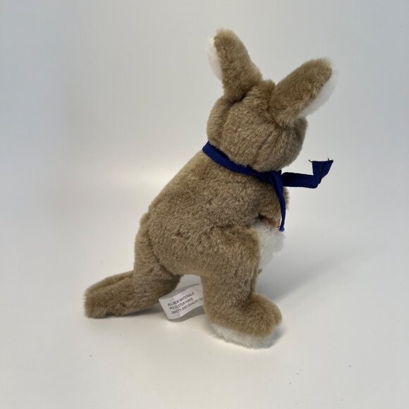 Natives Australian Made Brown Kangaroo & Joey 7" Plush Stuffed Animal - Picture 4 of 5